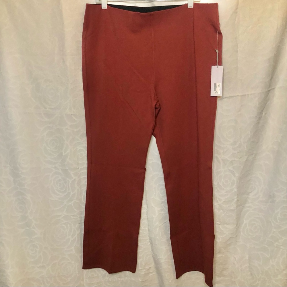 NWT SOFT SURROUNDINGS canyon clay Perfect Pointe Boot cut women’s pants Size XL